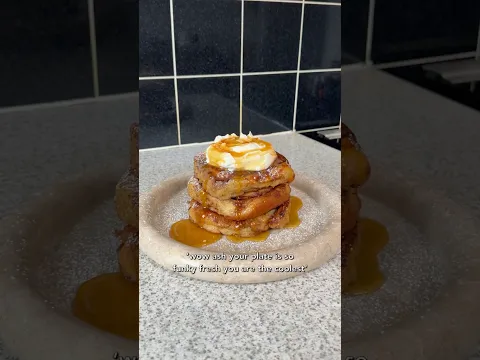 i turned cinnamon rolls into french toast