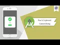 How to Implement Custom Dialog in Android Studio CustomDialog Android Coding