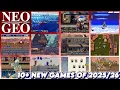 10+ New SNK Neo Geo Games of 2025/2026 (Time Stamps/Links) #neogeo #neogeogames #snkneogeo