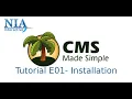 CMS Made Simple Tutorial 01 - Installation