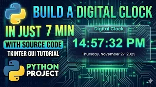 I Built a Digital Clock in Python and you should too