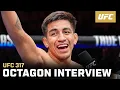 Jose Miguel Delgado Octagon Interview UFC 317