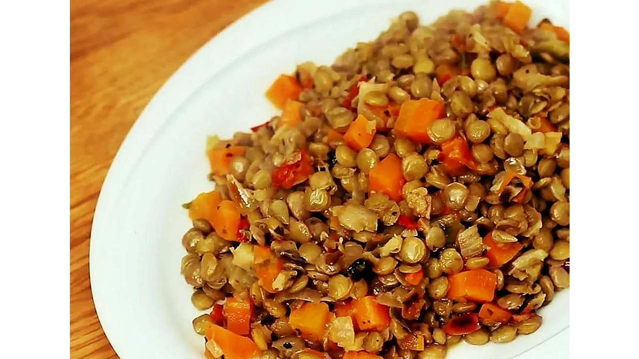 Green Lentil Recipe   Healthy And Yummy Olive Oil Vegetarian