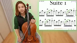 Download How to play BACH PRELUDE Suite 1 on CELLO Part 1 - A Beginner Cello Lesson MP3