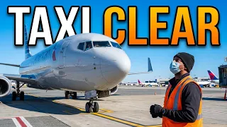 Prohibited Crossing Taxiway B737-8: Intense Action - First Officers Doesn't Know The Rules