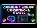 Create an AI Web App Using Python Flask Step-by-Step Guide