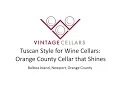 Tuscan Style for Wine Cellars Orange County Cellar that Shines on Balboa Island