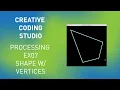 processing ex07 shape with vertices