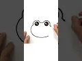 How to draw so cute frog for kids easily