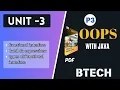 oops with Java Unit 3 Part 3 functional interface and its lambda expressions AKTU