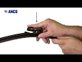 How to Install ANCO Profile Wiper Blades 22 mm Side Pin Connection