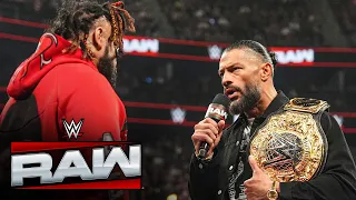 jacob fatu challenges roman reigns to backlash raw highlights april 20 2026