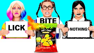 Bite, Lick or Nothing Challenge | Simple Kitchen Recipes by BaRaDa Challenge