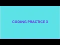 CODING PRACTICE 3 NODE JS ALL QUESTIONS CCBP 4 O CCBP