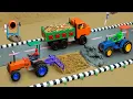 Diy tractor mini Bulldozer to making concrete road-Construction Vehicles, Road Roller@DIYMachinery