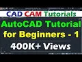 AutoCAD Tutorial for Beginners - 1
