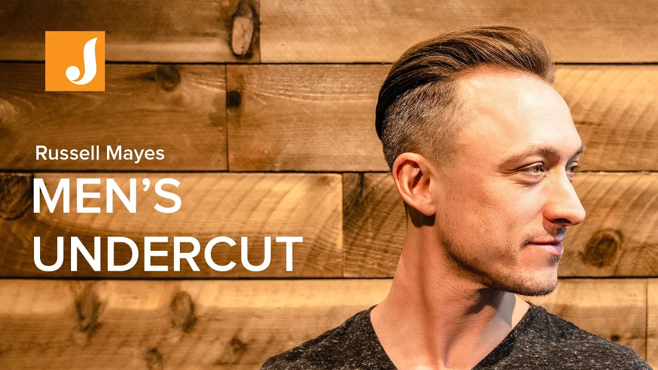 Classic Men's Undercut Haircut by Russell Mayes