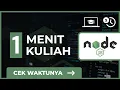 Apa itu NodeJS Kuliah Semenit