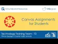 PGCPS Canvas Assignments for Students