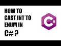How to cast int to enum in C
