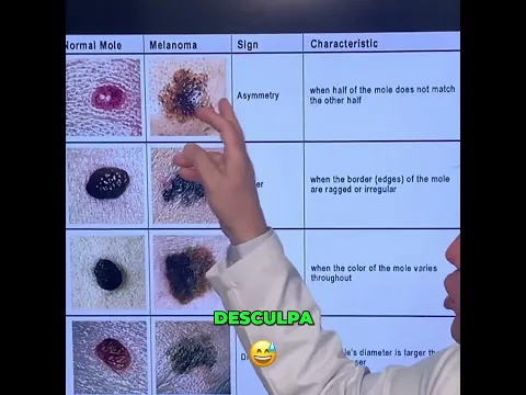 Como identificar lesões de pele suspeitas #shorts