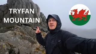 Cold hike on Tryfan in Cymru (Wales)