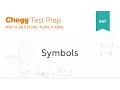 SAT prep - SAT Functions Symbols