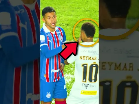Esse lance custou o jogo para o Neymar
