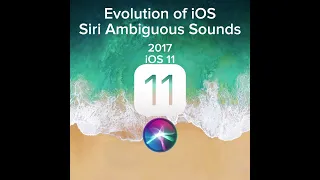 Evolution Of IOS Siri Ambiguous Sounds 