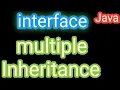 interface and multiple inheritance in java