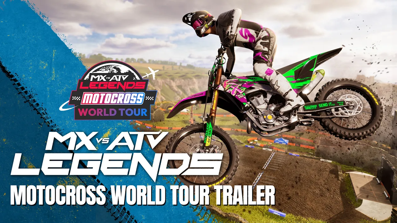 MX vs ATV — MX vs ATV Legends Motocross World Tour — Available Now (YouTube video ad)