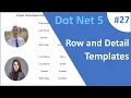 ASP NET Core Blazor DataGrid Detail Template