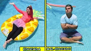 tipos de crian as na piscina 4 fam lia maloucos