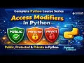 Access Modifiers in Python Public Protected Private in Python Python Latest version