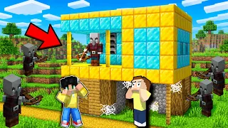 A PILLAGER STOLE Our HOUSE In Minecaft