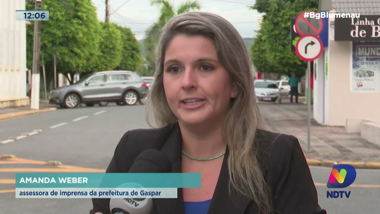 Gaspar registra 35 ocorrências após chover cerca de 75 milímetros em menos de uma hora