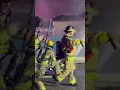 Fire fighters make aggressive attack on a house fire