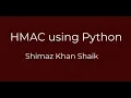HMAC using python