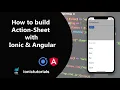 How to build Action-Sheet with Ionic Angular Ionicsolutions