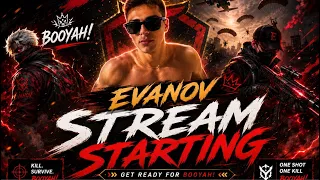 🔥 EVANOV IS LIVE 🔴 | NO MERCY — ONLY BOOYAH! 🏆 | FREE FIRE