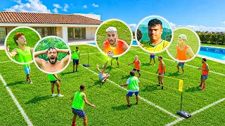 ⚽ IL CALCIO TENNIS PIU GRANDE di YOUTUBE ITALIA in VILLA ELITES!