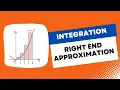 Approximate An Area Using Right End Point Rectangle Approximation VCE Maths Methods