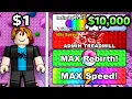 STARTING OVER with 10000 MAX GAMEPASS in 1 Speed Keyboard Escape