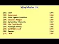 Vijay Movies List