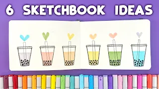 Download 6 Colorful Ideas to FILL Your SKETCHBOOK *happy art inspo* MP3