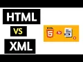 Difference Between HTML AND XML In Hindi