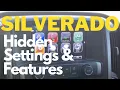 Hidden Silverado Features and Settings