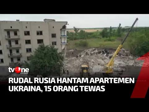 15 Orang Tewas Dalam Serangan Pasukan Rusia yang Menghantam Bangunan Apartemen Warga Sipil