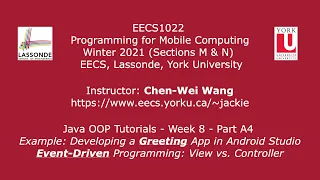 EECS1022 W21 - Java Tutorials
