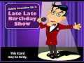 Eddie Croonier Jr Belated Birt ay Ecard Song